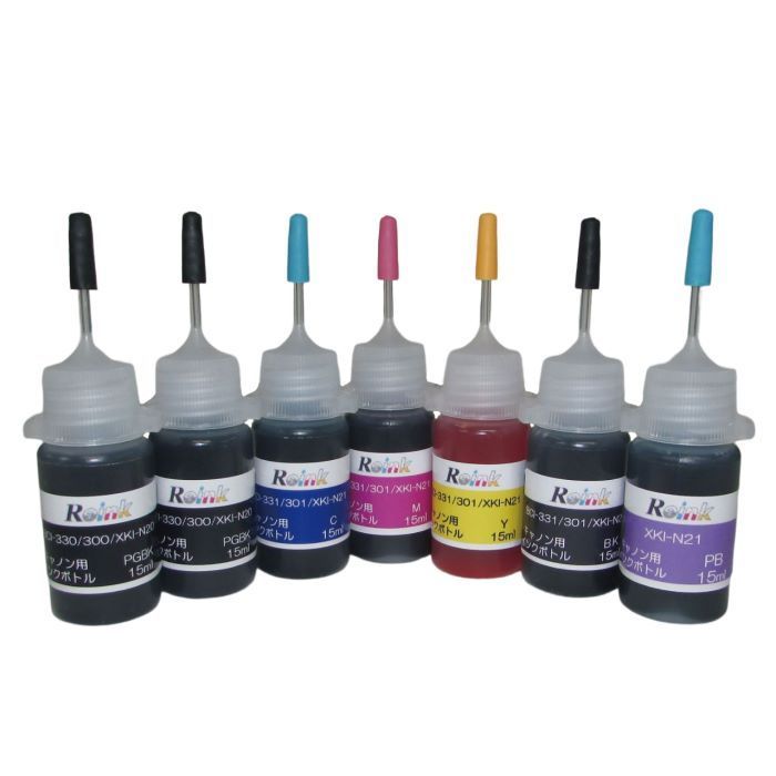 Canon用 プリンター インク XKI-N20/21 XK500 詰め替えインク 6色