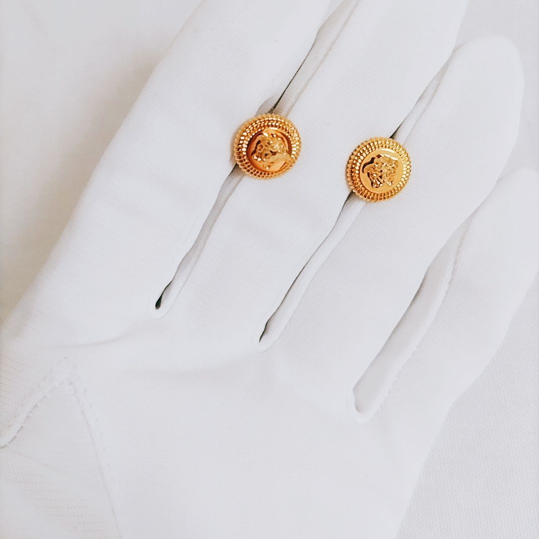 新品未使用】VERSACE メドゥーサ ビギー スモール スタッドピアス 