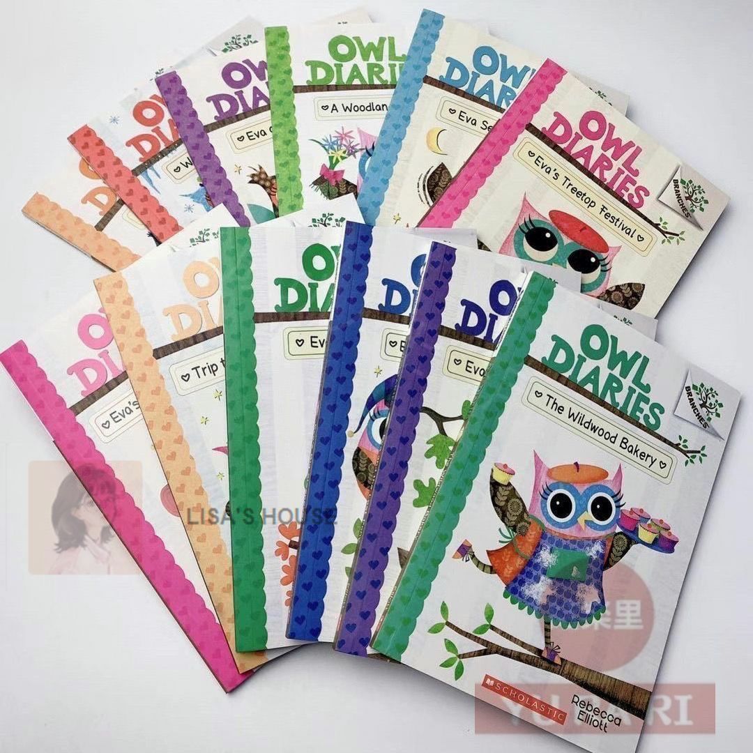 超人気新品 新品未使用】在庫処分 英語 マイヤーペン対応 12冊 diaries owl 絵本・児童書