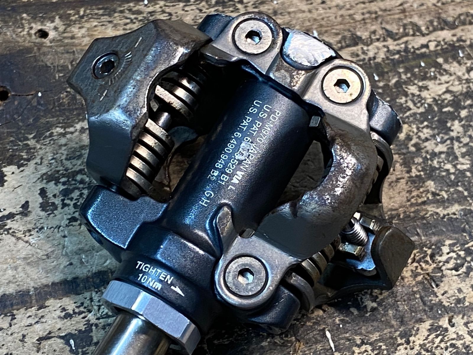 JG164 シマノ SHIMANO XTR PD-M970 ビンディングペダル SPD