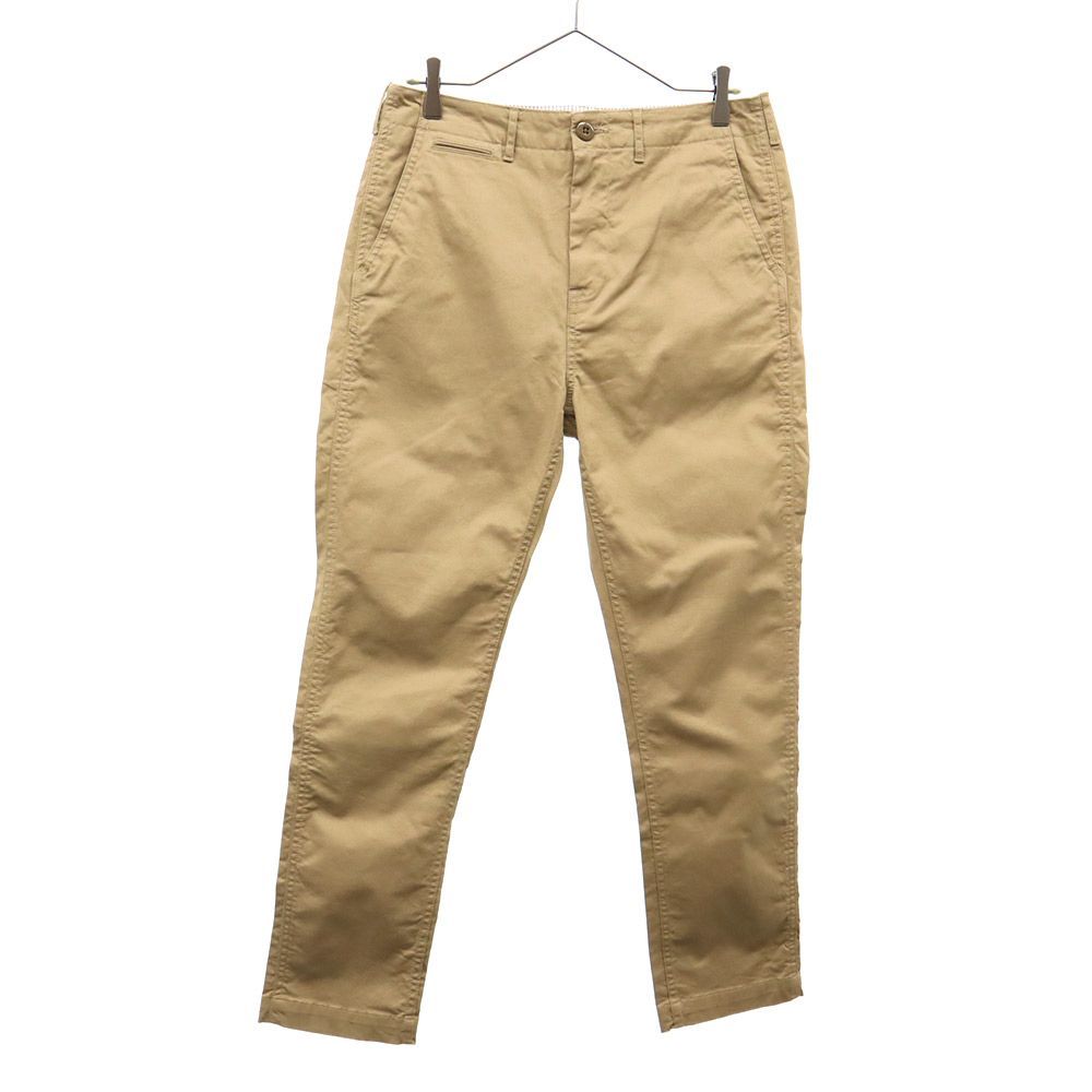ビームス 未使用 日本製 ストレッチ テーパードチノパンツ M ベージュ BEAMS メンズ 【中古】  【240220】 メール便可