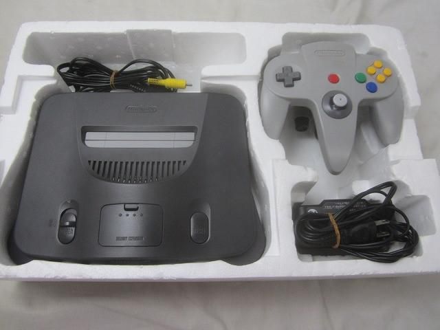 中古品 ゲーム NINTENDO 64 本体 NUS-001 メモリー拡張パック 箱