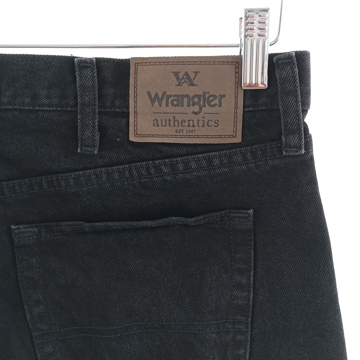 古着 00年代 ラングラー Wrangler authentics ブラックデニム 