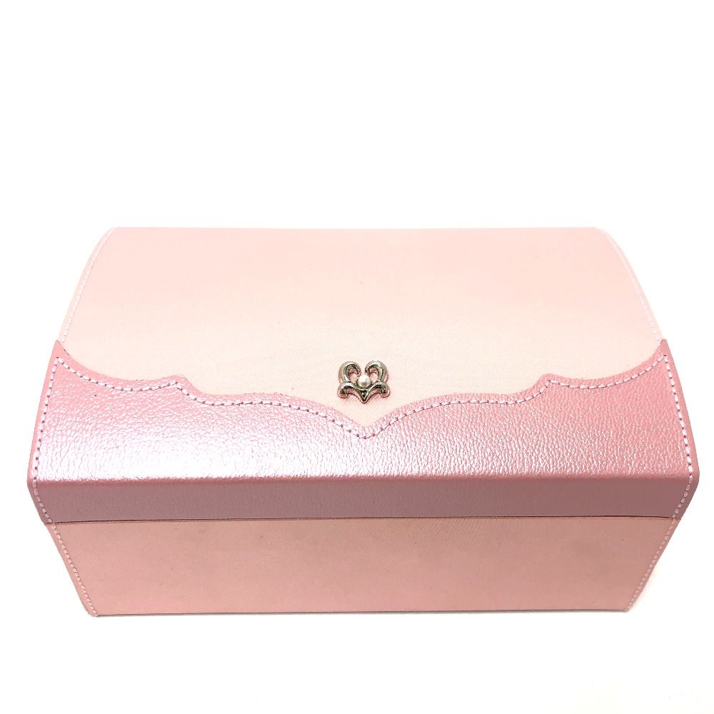 MIKIMOTO ミキモト アクセサリーケース ジュエリーBOX キャンバス