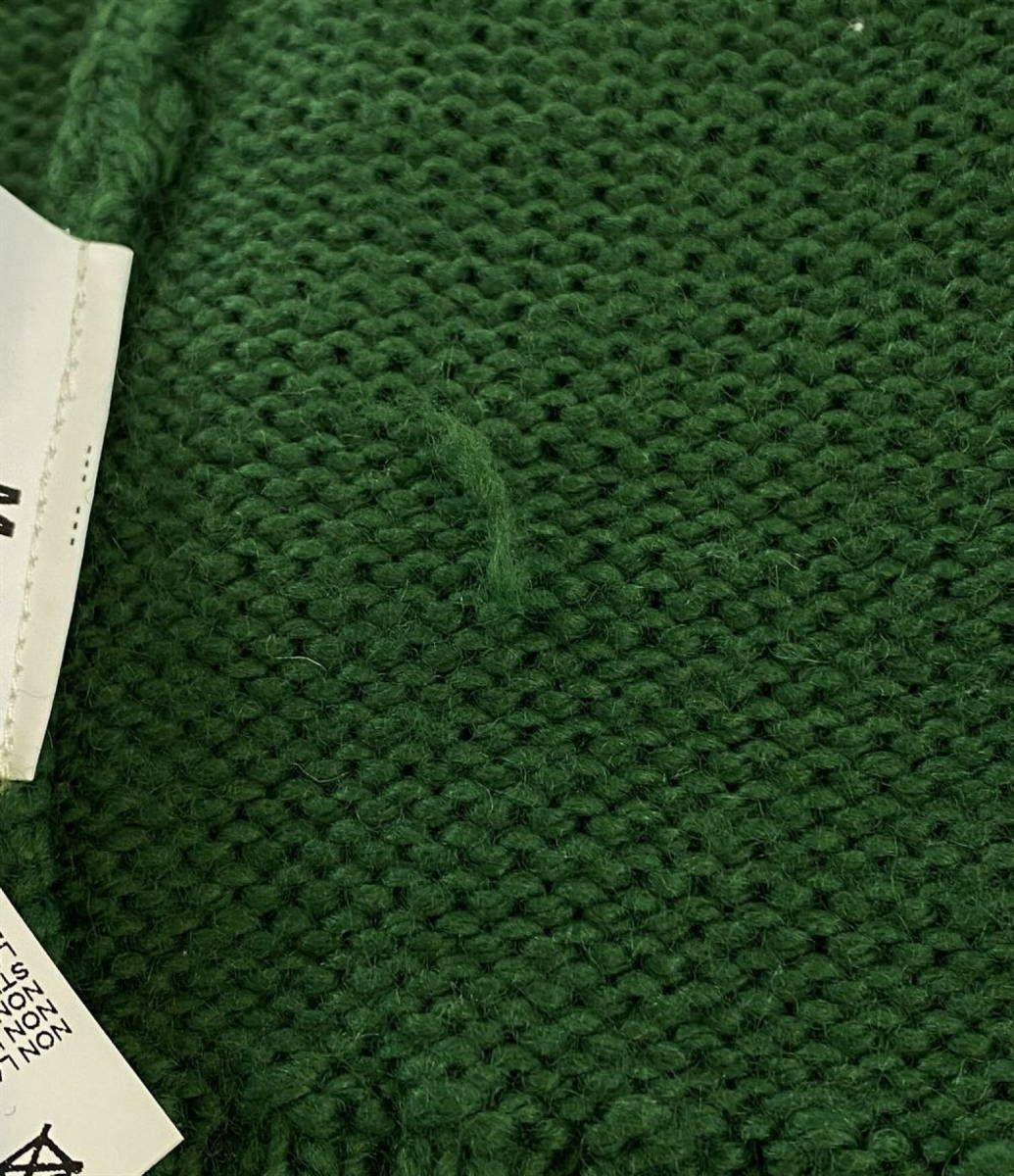 maison margiela マルジェラ　クロップドセーター21aw グリーン maison margiela マルジェラクロップドセーター21aw グリーン