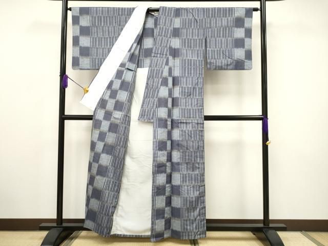 平和屋着物▽上質な紬 単衣 縞 正絹 逸品 CAAV3720dy - メルカリ 