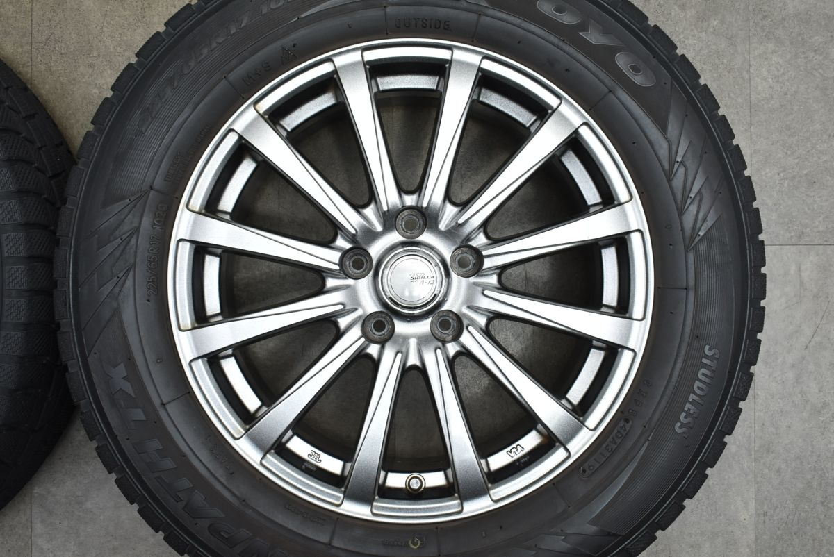 【大特価】トピー シビラ 17in 7J +48 PCD114.3 トーヨー ウィンタートランパス TX 225/65R17 エクストレイル CX-5 CX-8 CR-V 即納可能