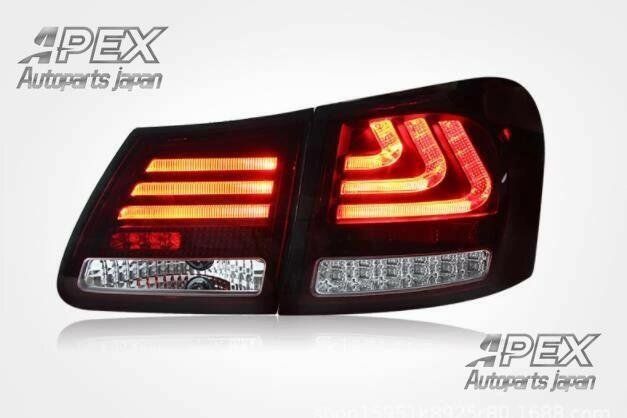 レクサス GS GS300 GS450h 2005 - 2012年 高品質 LEDテールライト テールランプ 流れるウインカー ドレスアップ 外装カスタム