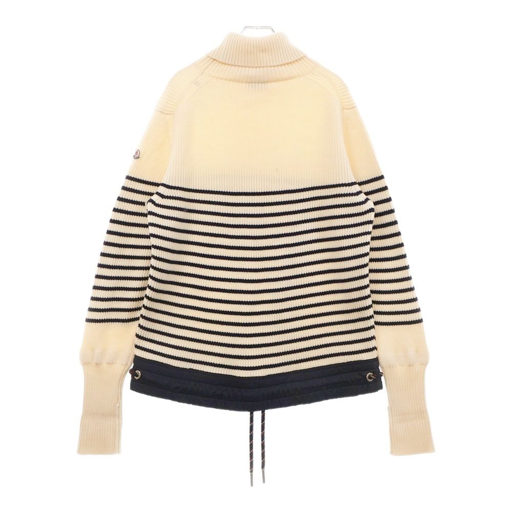 MONCLER (モンクレール) ボーダータートルネックニットセーター