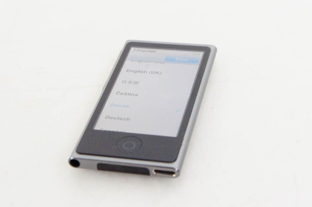 iPod nano Apple 第7世代（16GB）ME971J/A：スペースグレイ