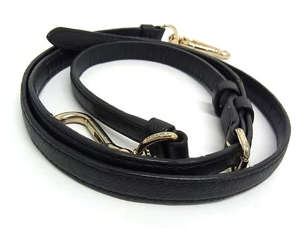 【超美品】COACH ブラック レザー ショルダーバッグ Brandol / COACH コーチ ショルダーバッグ レザー ワン