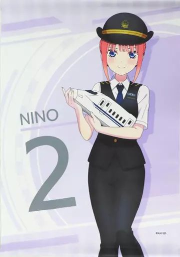 中古】タペストリー 中野二乃 B2タペストリー 「JR東海×五等分の