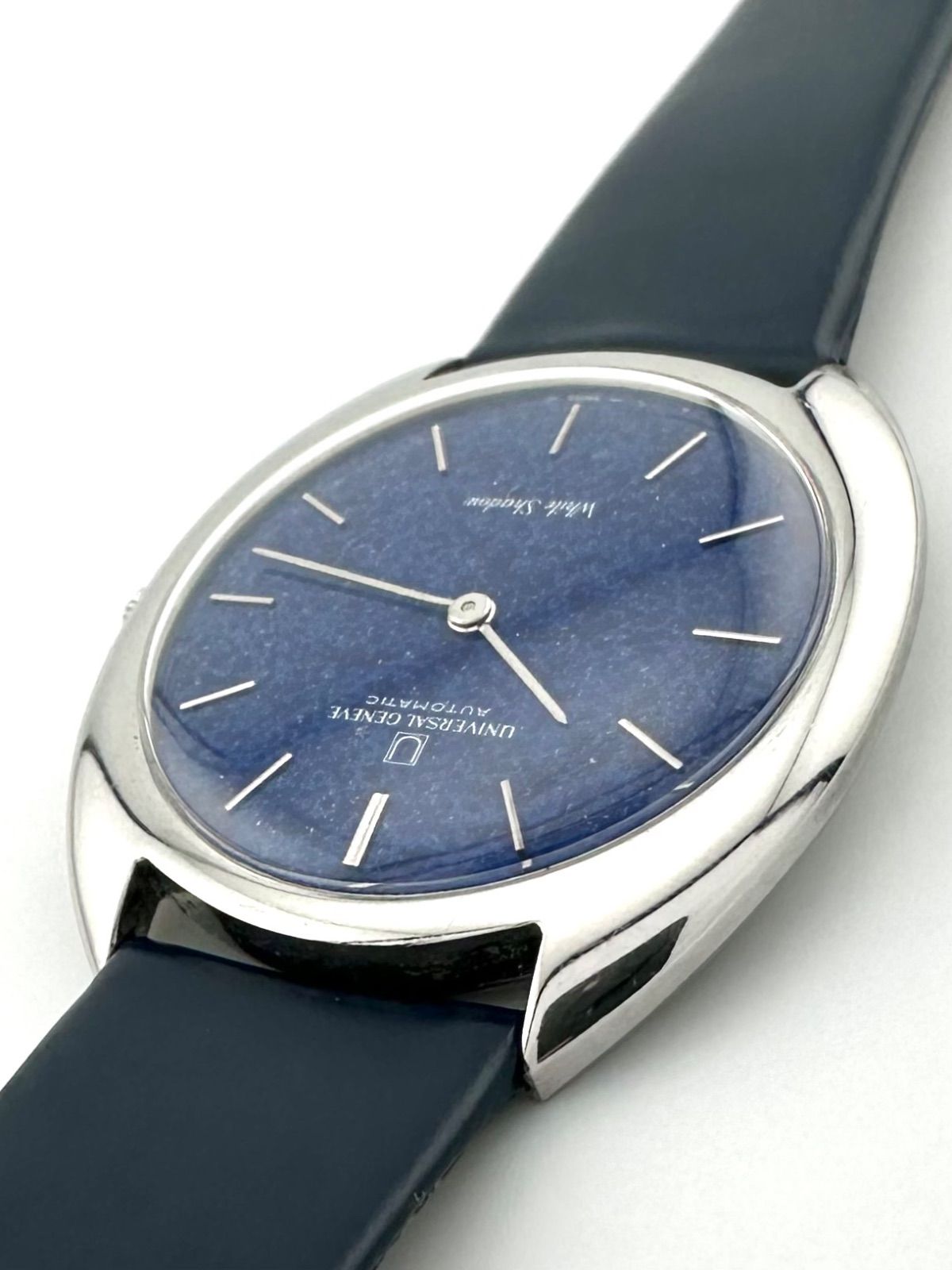 UNIVERSAL GENEVE 866101 ホワイトシャドウ ラピス 自動巻き時計