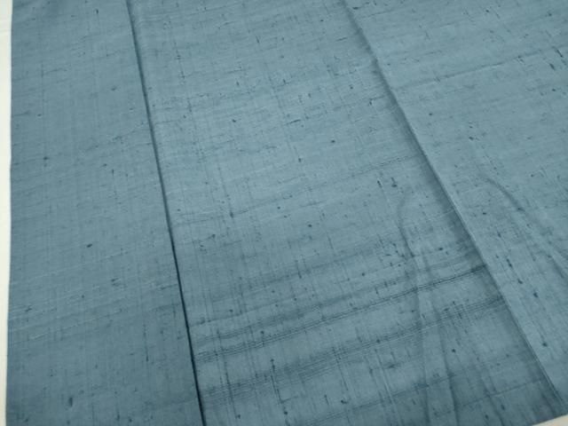 平和屋着物▽生紬 単衣 御召茶色 正絹 逸品 DAAS1151ud