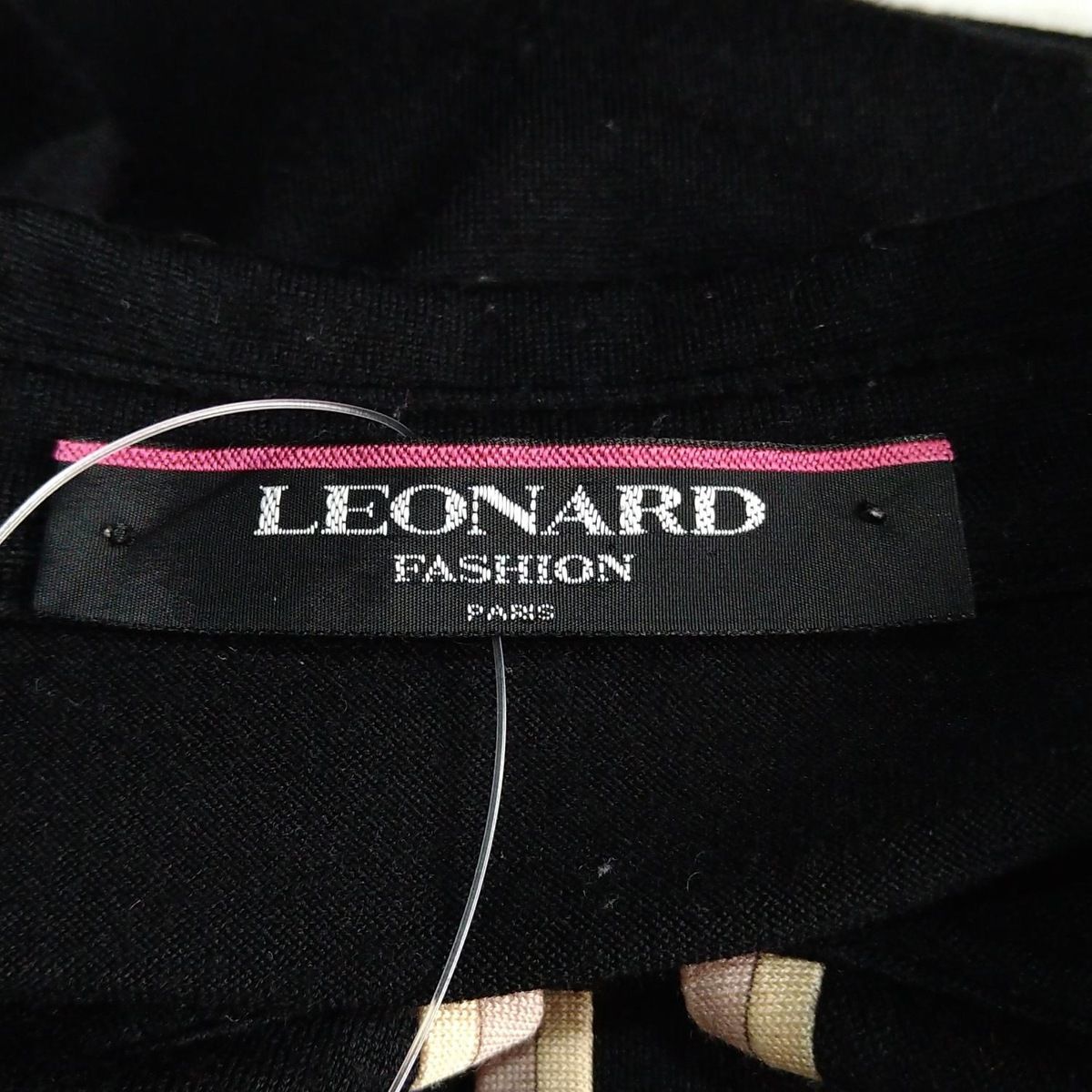LEONARD(レオナール) 長袖カットソー サイズM レディース - 黒
