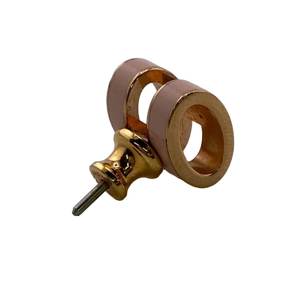 HERMES/エルメス ポップアッシュH 片耳のみ GP ピアス ピンク