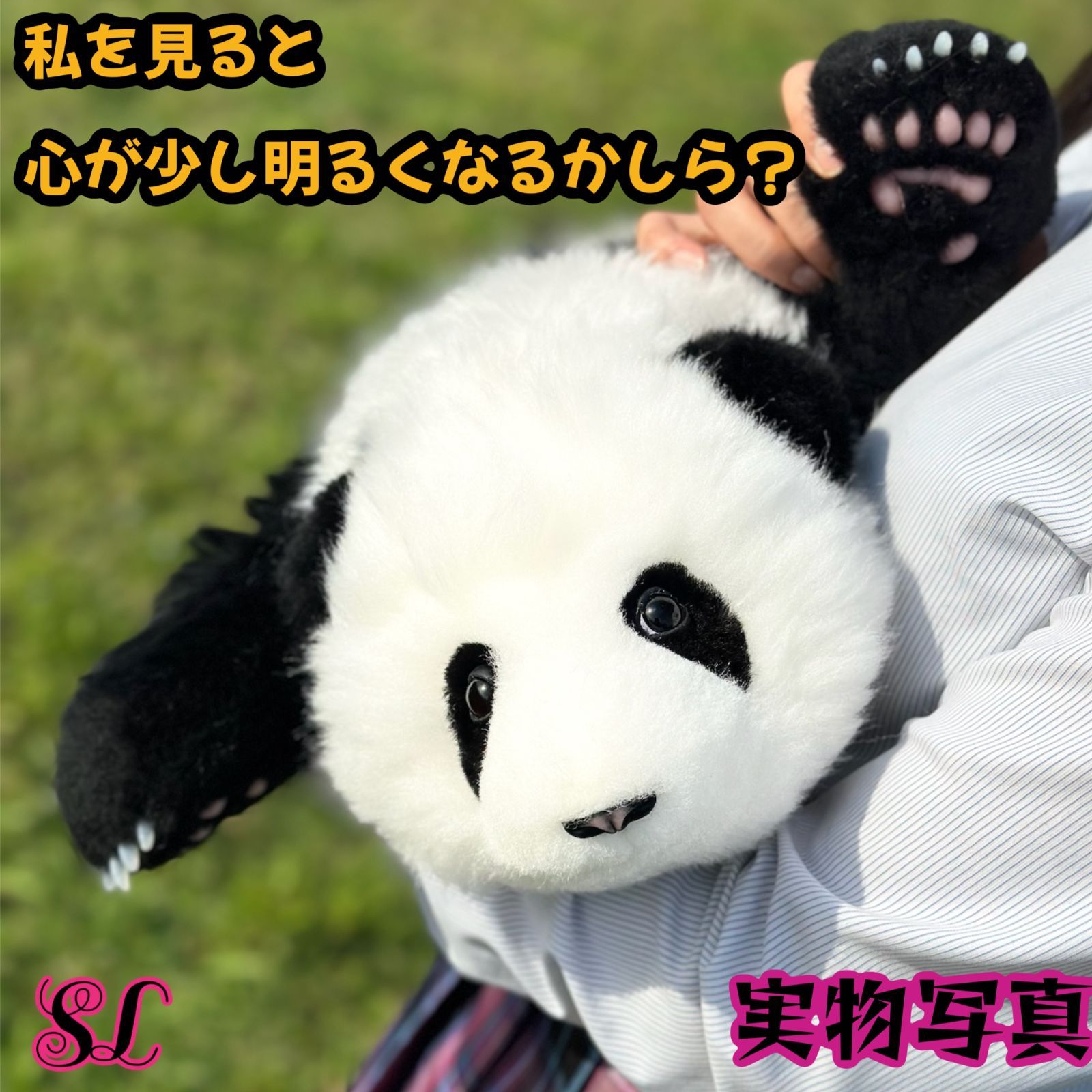 通販 送料無料  リアルパンダぬいぐるみ 最高の 最高の手触り 全身ウール製 ぬいぐるみ