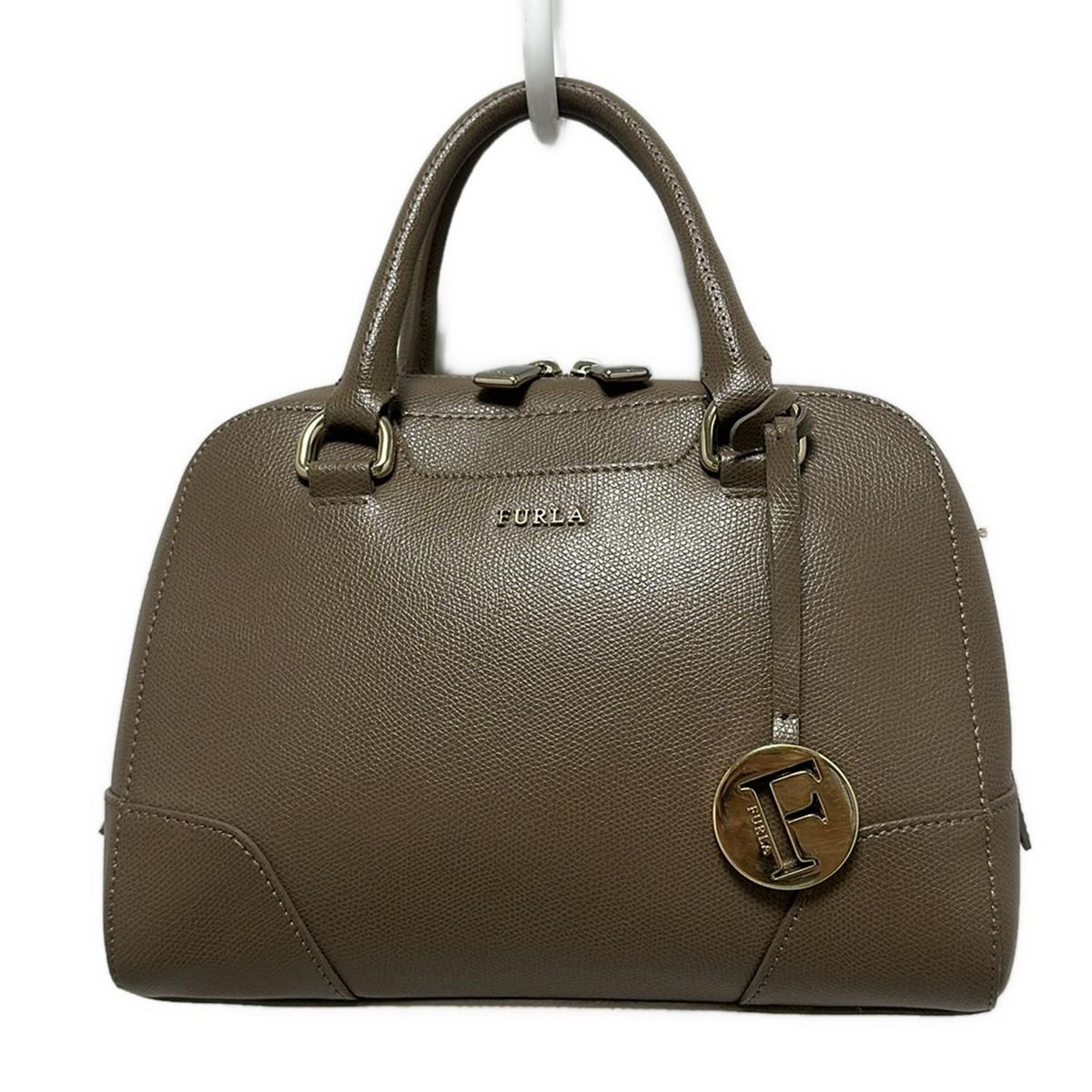 【一部未使用】FURLA フルラ　パイパー　ハンドバッグ ブラウン/ベージュ 楽天市場】フルラ パイパー サンドベージュの通販
