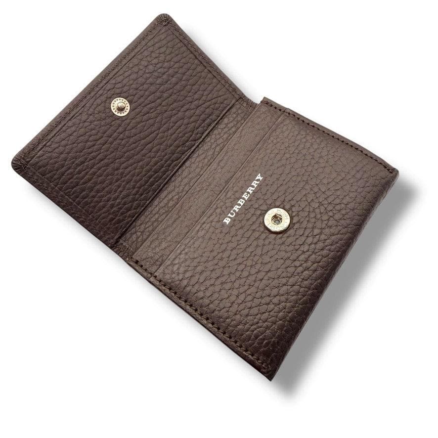 未使用に近い】バーバリー 名刺カードケース ノバチェック ブラウン
