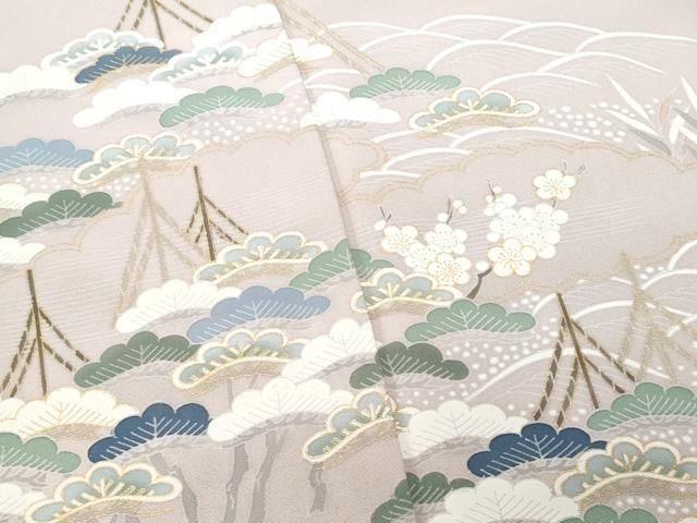 平和屋着物□豪華色留袖 浜松文 金彩 正絹 逸品 CAAS8964fb