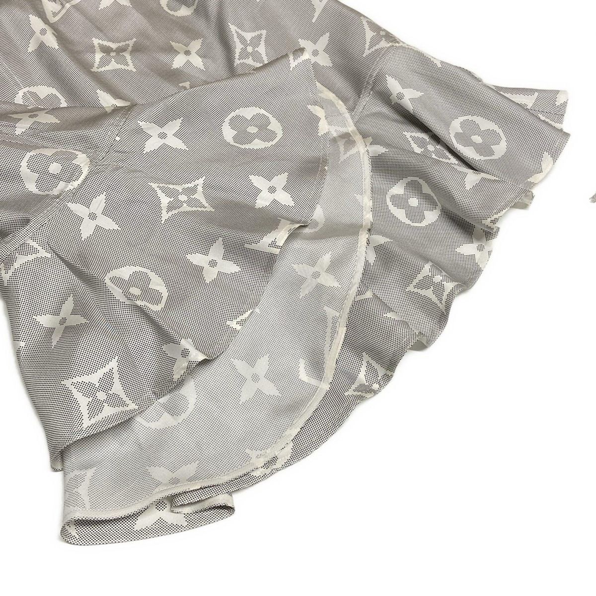 アイボリー×黒 シルク