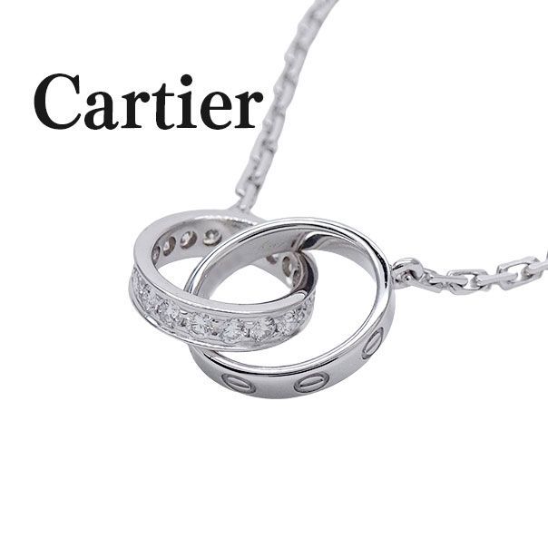 参考定価770000円カルティエ Cartier ネックレス ベビーラブ B7013700 ダイヤモンド 0.22ct K18WG