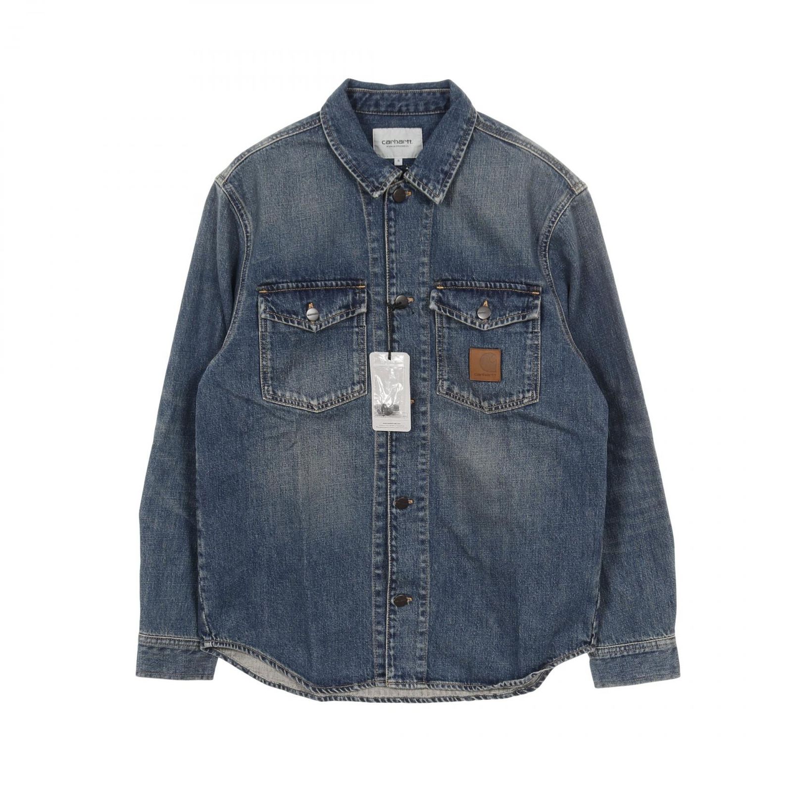 カーハートダブリューアイピー Carhartt WIP デニムジャケット I034735014Q ブルー その他 デニムシャツ メンズ