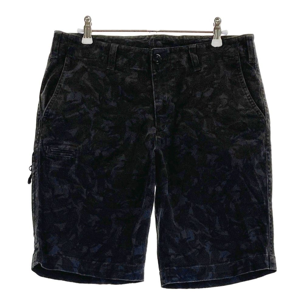 サイズ：M BEAMS GOLF ビームスゴルフ ハーフパンツ 総柄 ブラック系