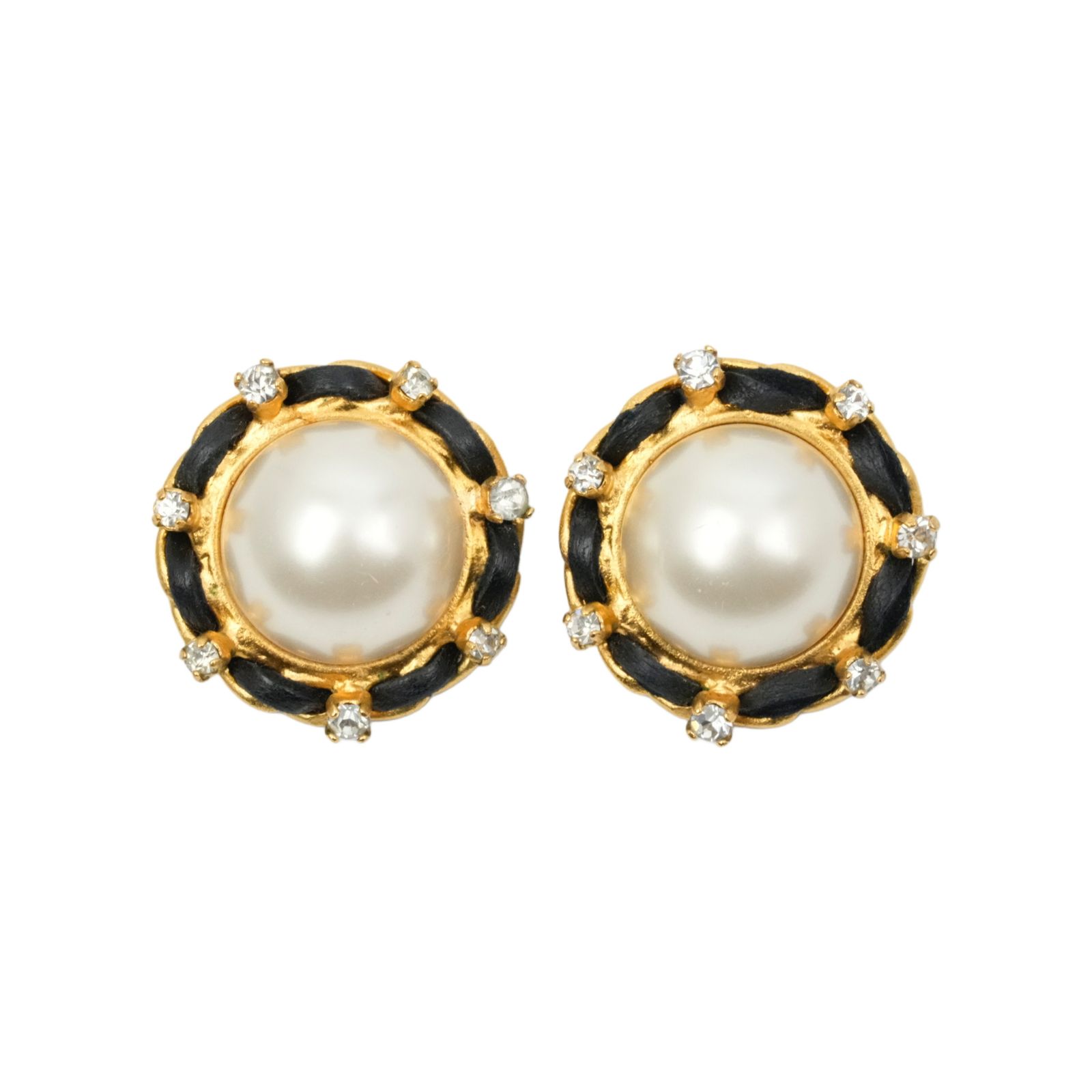 CHANEL イヤリング ラインストーン - シャネル & | ココマーク 
