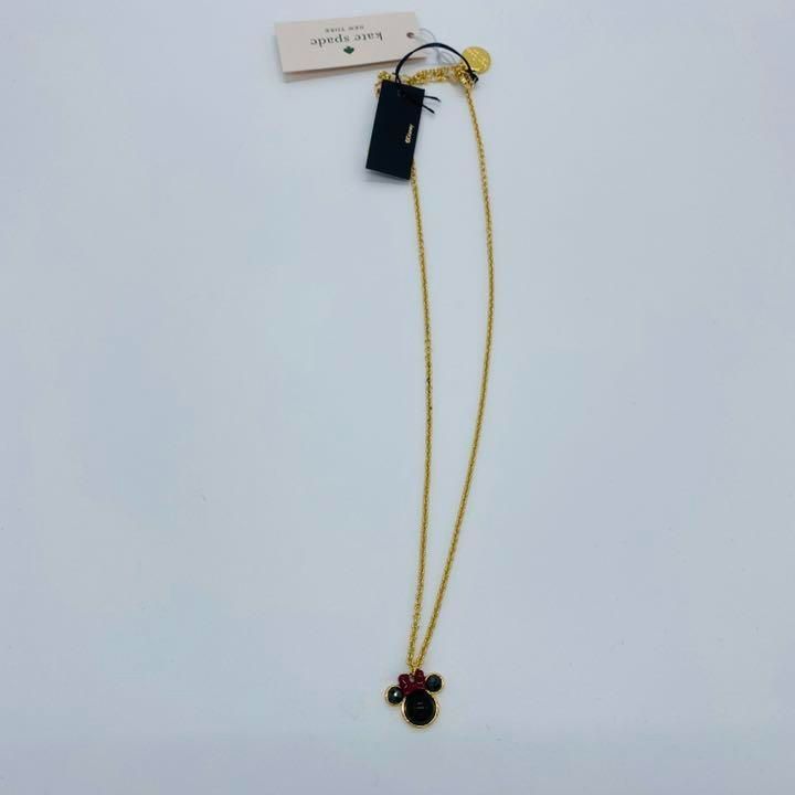 ケイトスペイド ミニーマウス ネックレス ディズニー コラボ