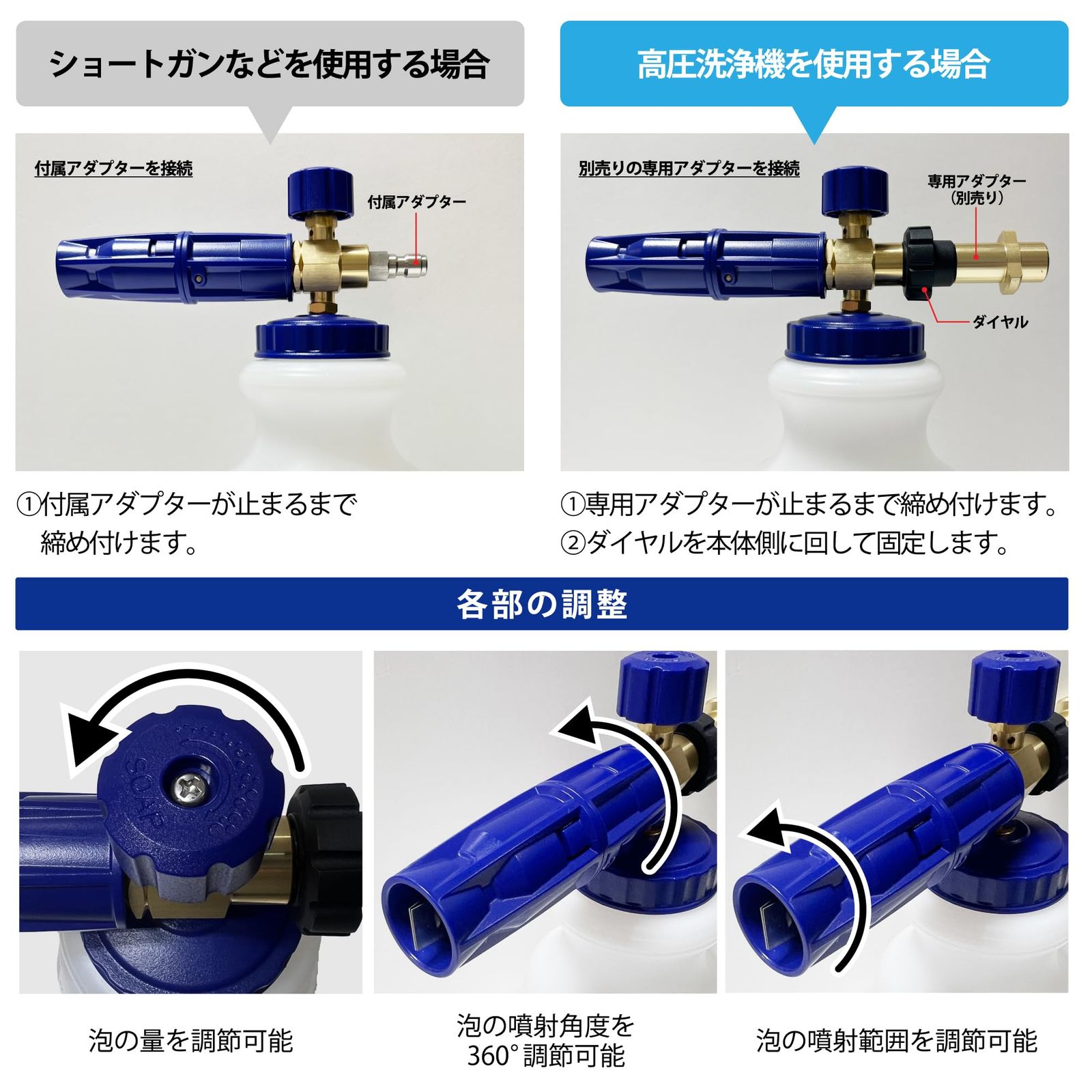 高圧タイプ 洗車
