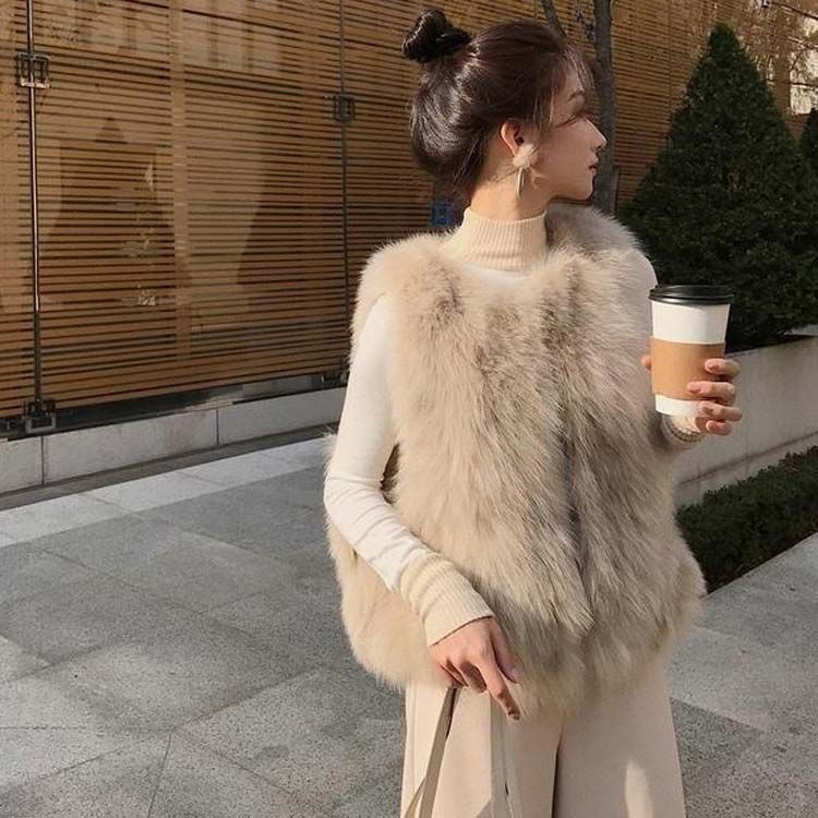 ファーベスト ファーコート レディース ジレ ファージャケット