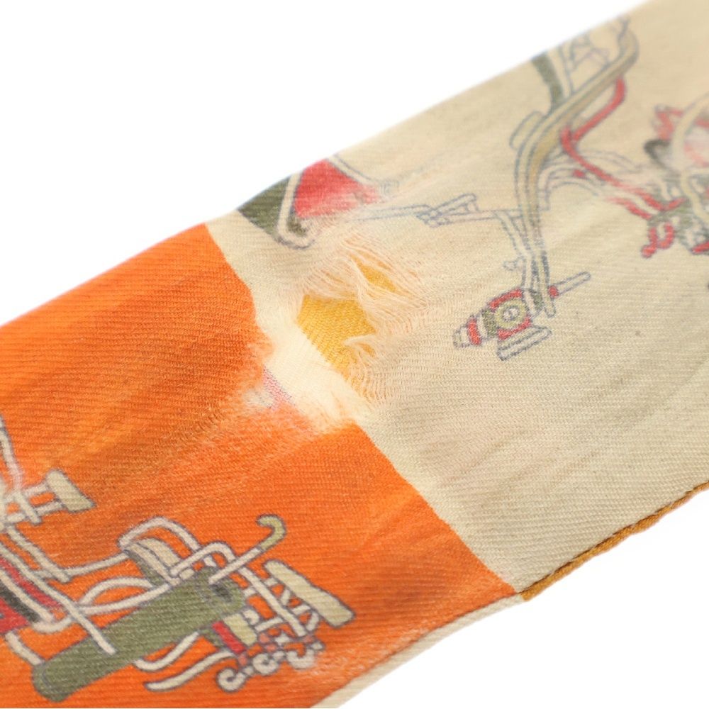 HERMES (エルメス) VOITURES EXQUISES ツイリー 精巧な馬車 シルク