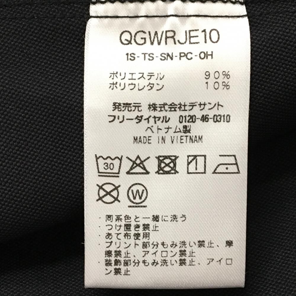 超美品】ルコックゴルフ スカート 黒×白 ロゴプリント