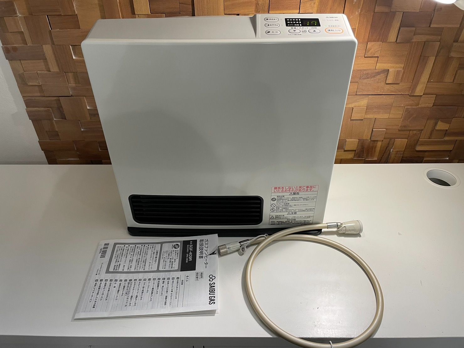 Rinnai ガスファンヒーター SGF-409R 西部ガス 美品型式S - ファンヒーター