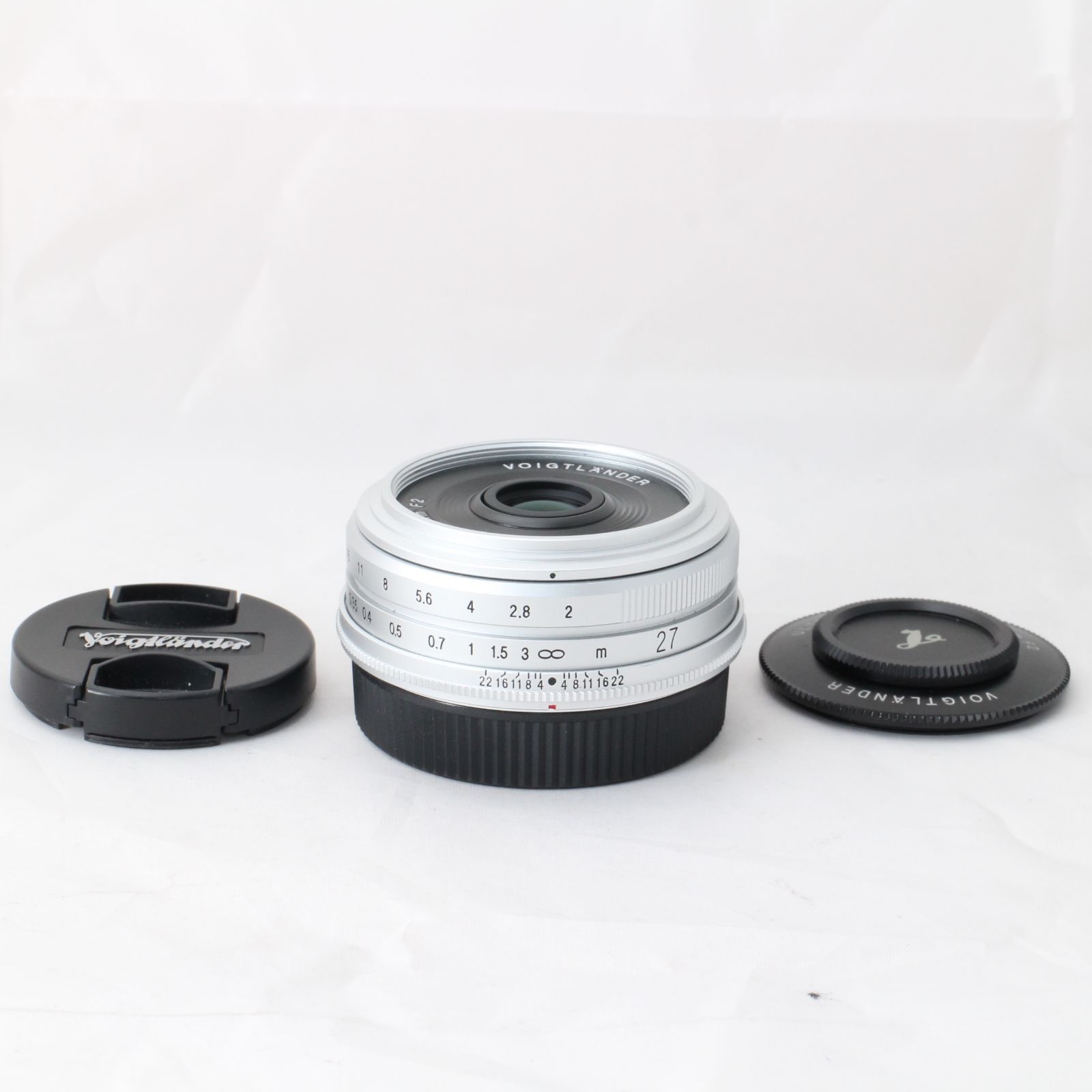 Voigtlander ULTRON 27mm F2 X-mount シルバー コシナ フォクトレンダー Voigtlander ULTRON 27mm F2（X