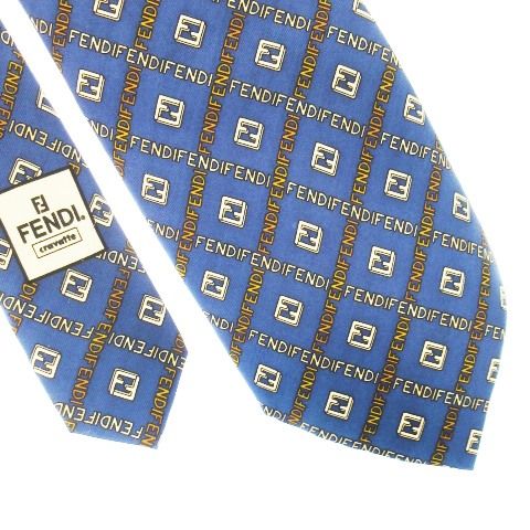 新品タグ付き フェンディ ネクタイ ハイブランド ズッカ柄 FFロゴ 光沢 希少 FENDI ネクタイ 高級シルク100% ズッカ ブランドロゴ 赤系