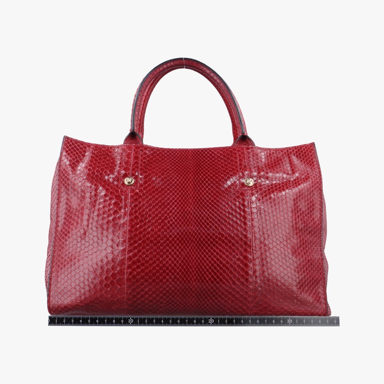 ヴェルサーチェ ヴェルサーチ VERSACEメデューサ パラッツォレッドスネークスキンCLG012 657 115 412