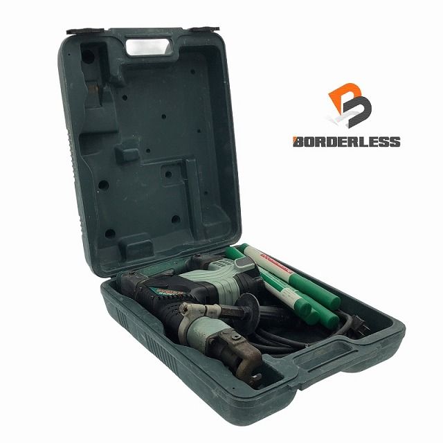 品 HITACHI 日立工機 100V 電動ハンマー H41SA2 ブルポイント＋ケース付 六角軸 コンクリートブレーカー ハツリ機 斫り機