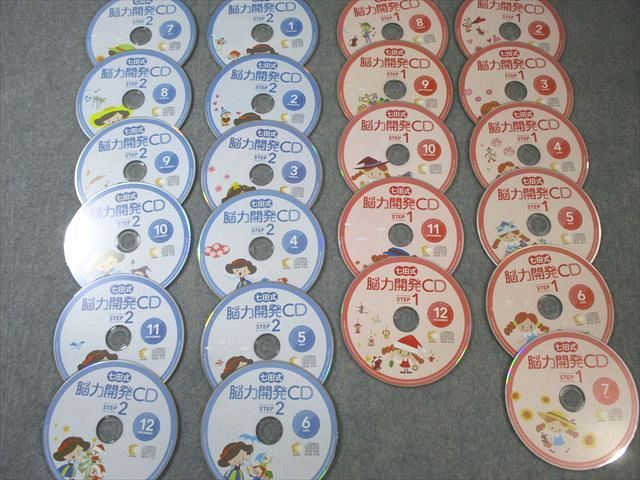 しちだ 七田式 脳力開発CD ステップ1～3 すべて書き込みなし