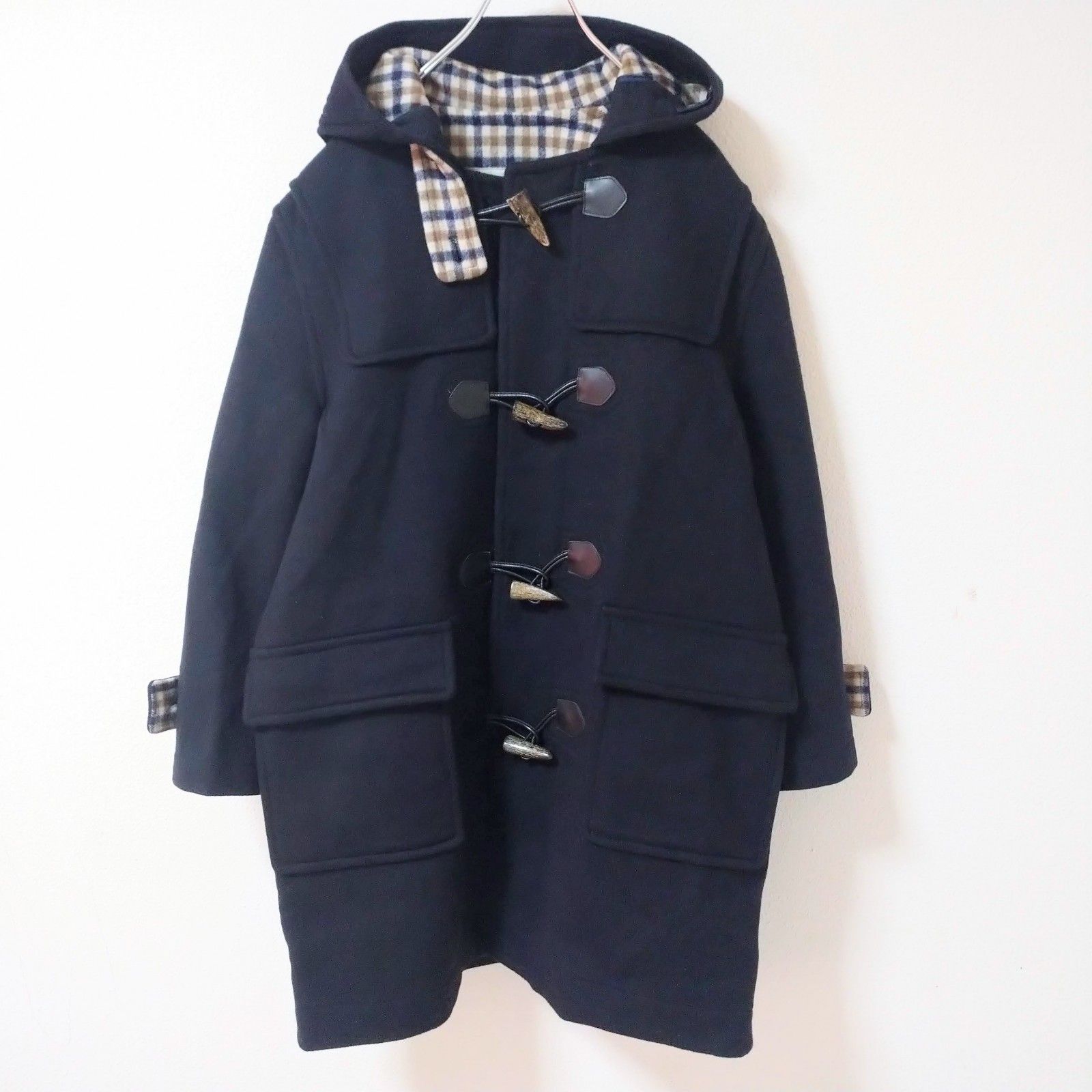 【希少・英国製】アクアスキュータム ダッフルコート Aquascutum Aquascutum】アクアスキュータム ダッフルコート ロングコート コート