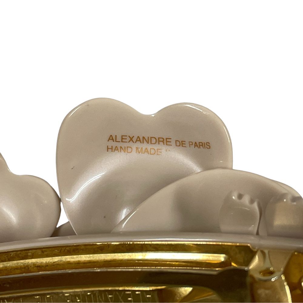 ALEXANDRE DE PARIS ピンクのバレッタ バレッタ (8 cm)｜ALEXANDRE DE PARIS（アレクサンドル ドゥ パリ）