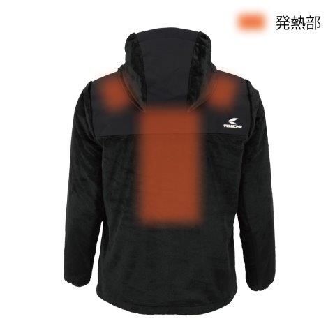 e-HEAT フリース インナーパーカ ブラック 購入 WLサイズ RSU638