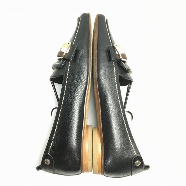 COACH コーチ イタリア製 ビットモカシン ビジネスシューズ〈黒/BLACK 