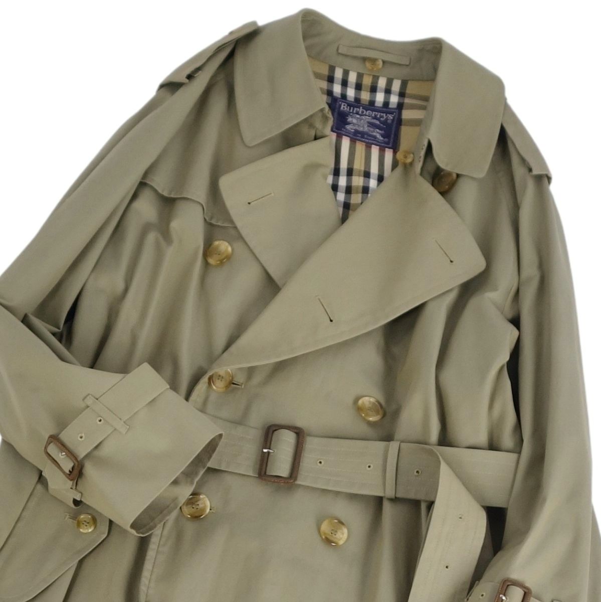 極美品　一枚袖　バーバリー　トレンチコート  vintage Burberrys 極美品 Vintage バーバリー Burberrys コート 英国製 一枚袖