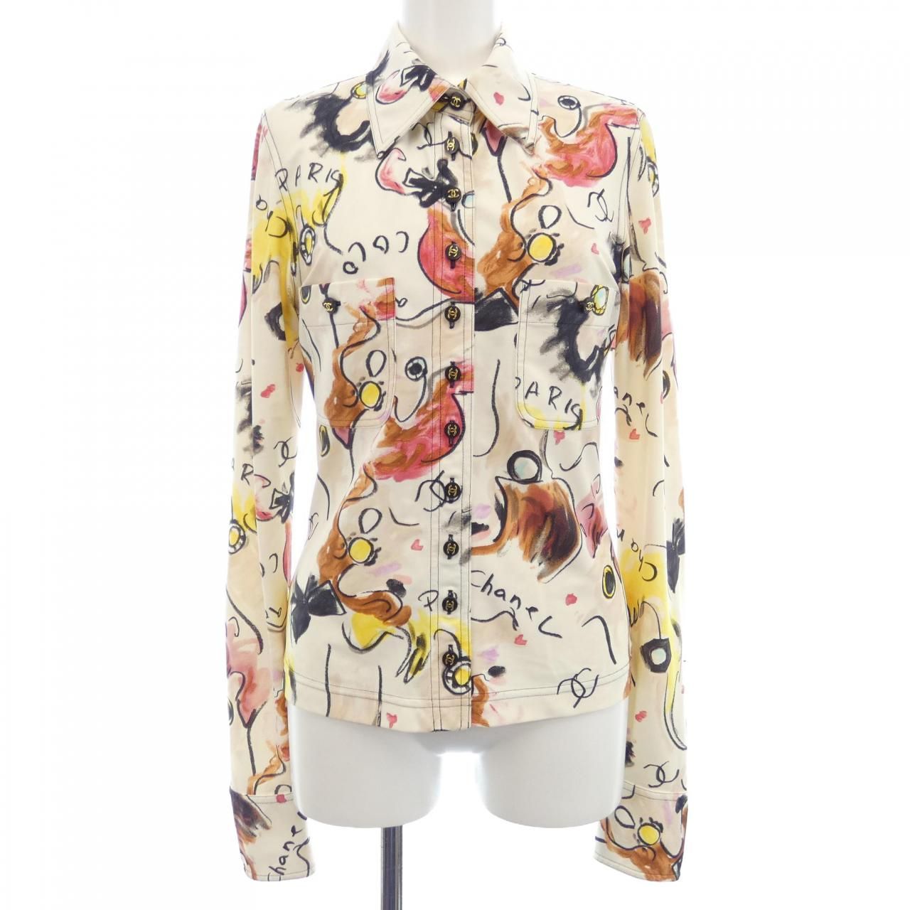 ヴィンテージ シャネル CHANEL P04947V04099 シャツ