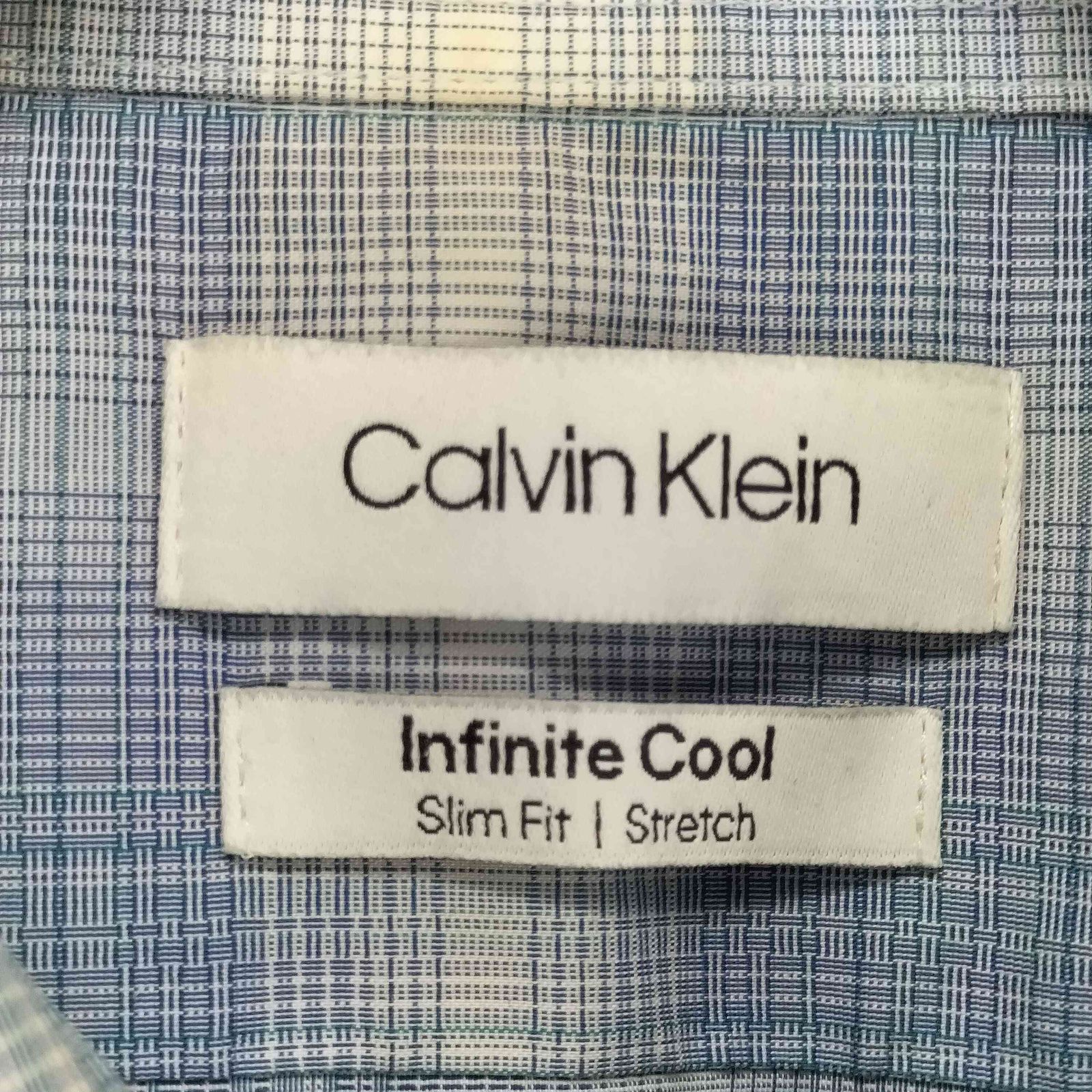 カルバンクライン CALVIN KLEIN infinite cool オンブレチェックシャツ