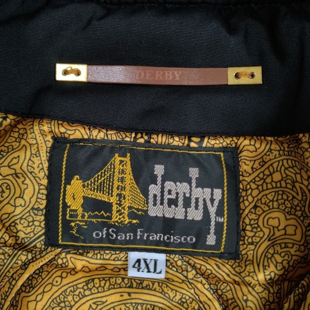 derby of San Francisco ダービーオブサンフランシスコ 300 VEST ベスト 黒/ゴールド サイズXXXXL 正規品 /  34033