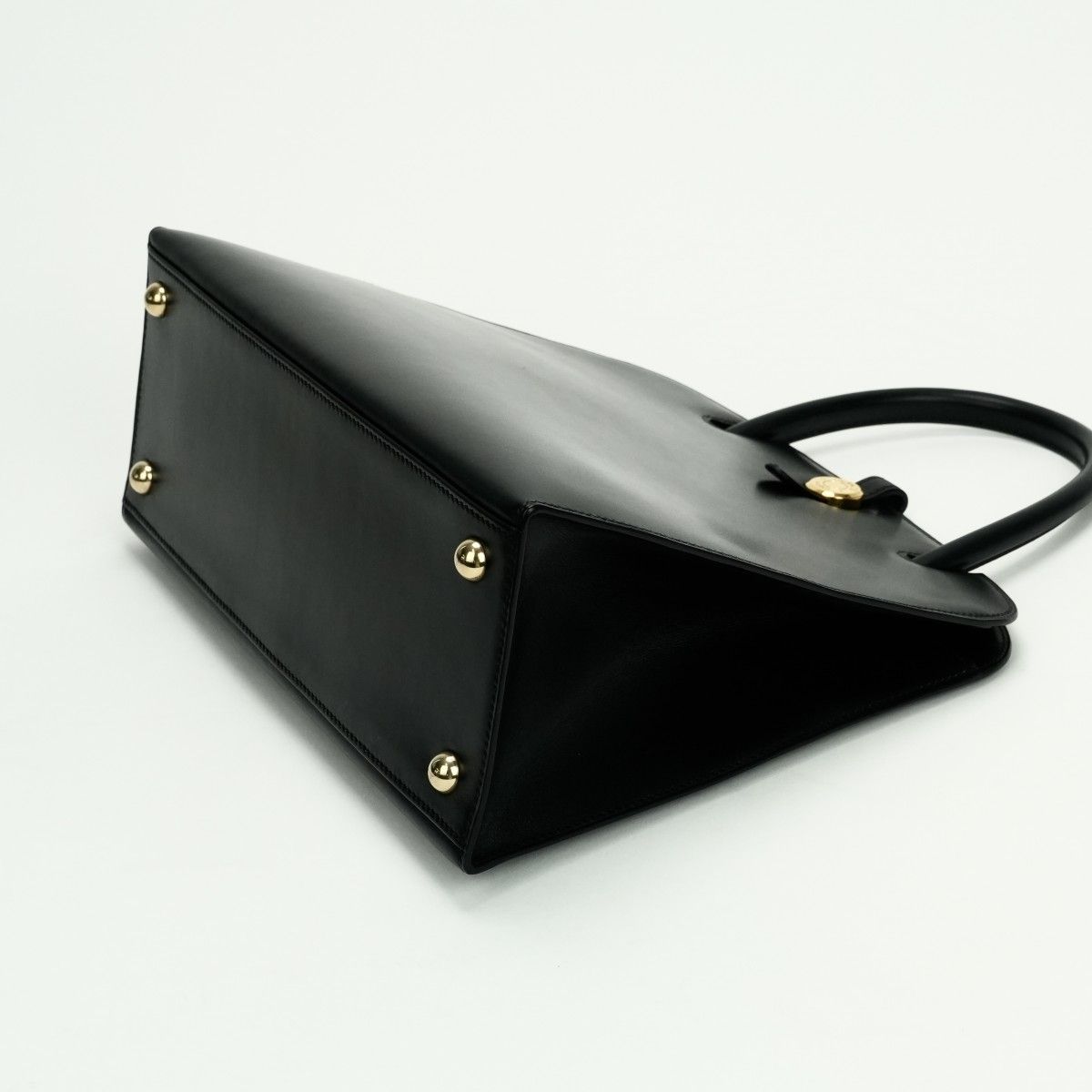 エルメス　HERMES ダルヴィー　黒　ボックスカーフ　銀金具 エルメス HERMES ダルヴィPM ダルヴィ PM バッグ トートバッグ