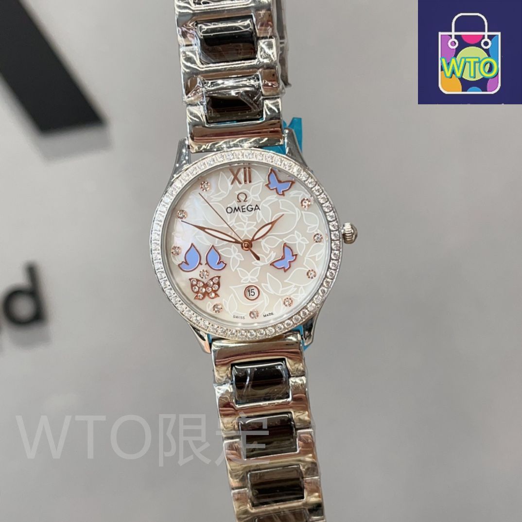 ご 大 です OMEGA♥です 幻想的でロマンチックな女性用腕時計です 自動巻き｜ ｜ ♥--WTO輸入2
